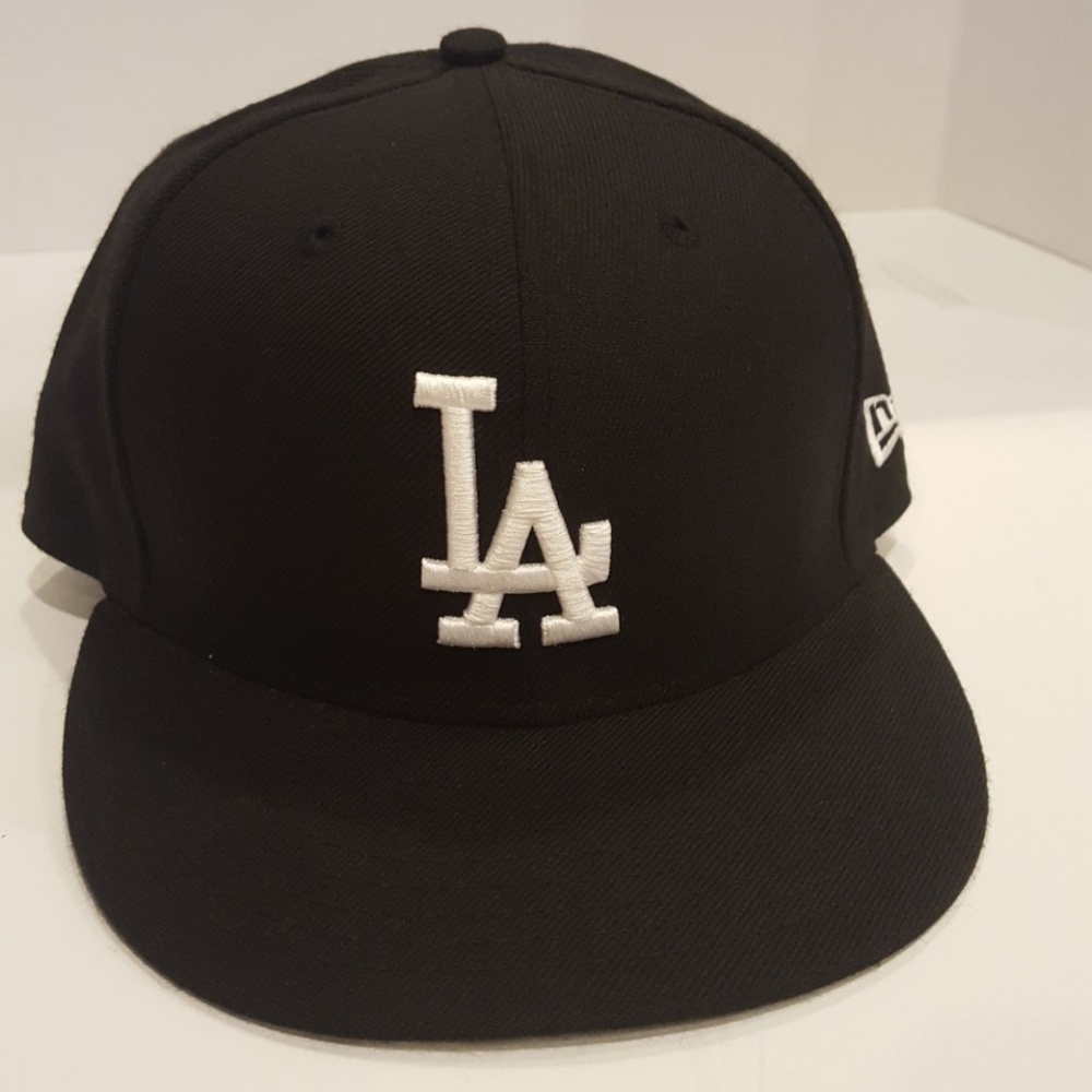 Los Angeles Dodger Black New Era Hat